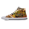 Van Gogh Starry Night Oil Painting High - Top Comfortable Sneakers - Homebound Essentials
