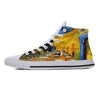 Van Gogh Starry Night Oil Painting High - Top Comfortable Sneakers - Homebound Essentials