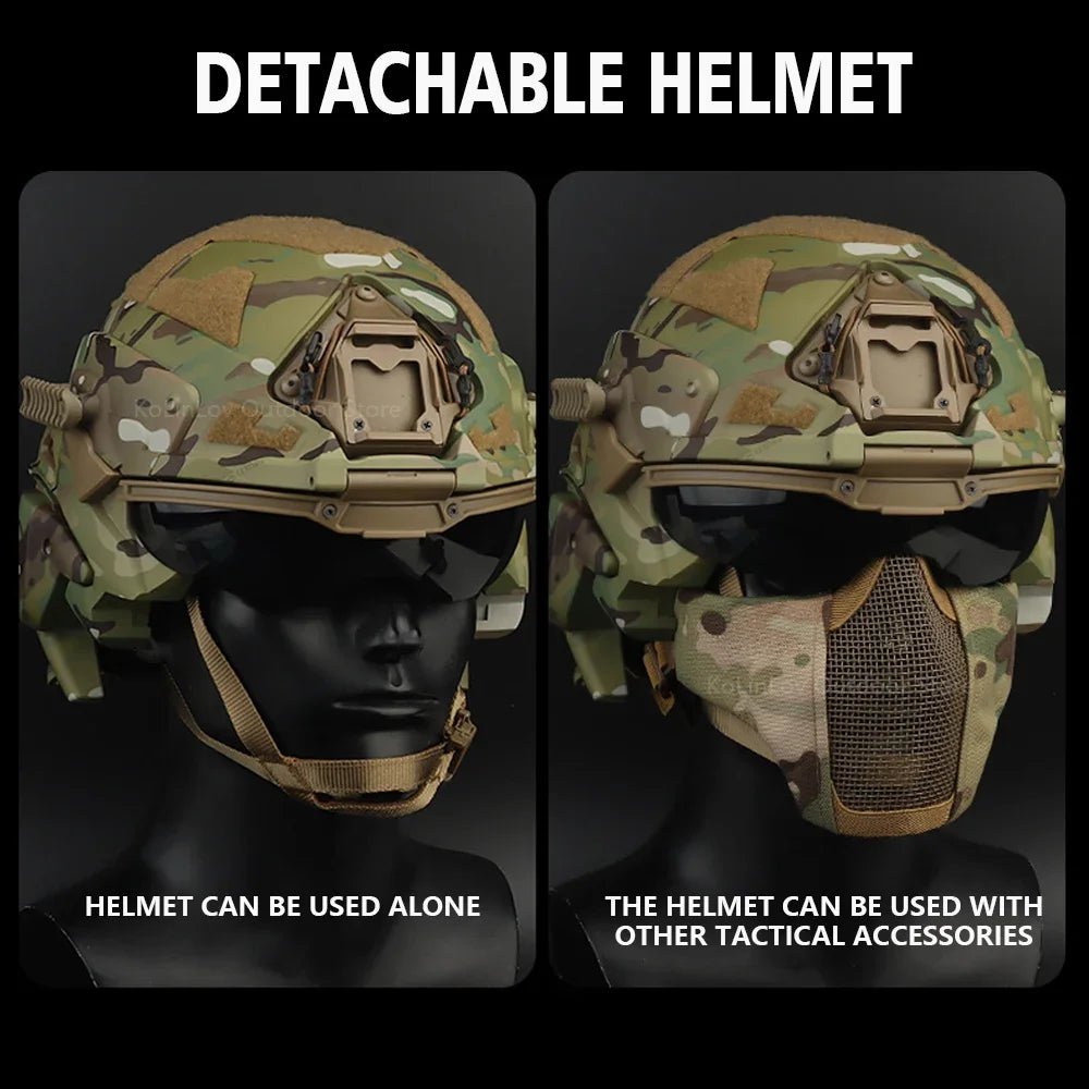 W - Ronin Assault Helmet: The Ultimate Tactical Headgear - Homebound Essentials