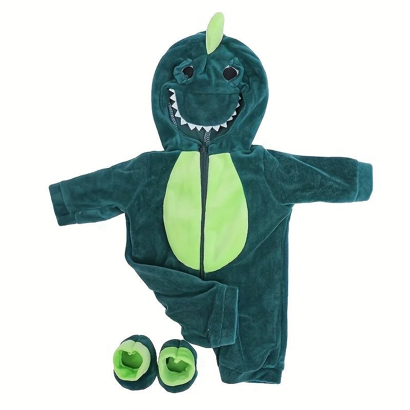 Warm Jumper Jumpsuit & Shoes Set for 17 - 18 Inch Baby Dolls - Homebound Essentials