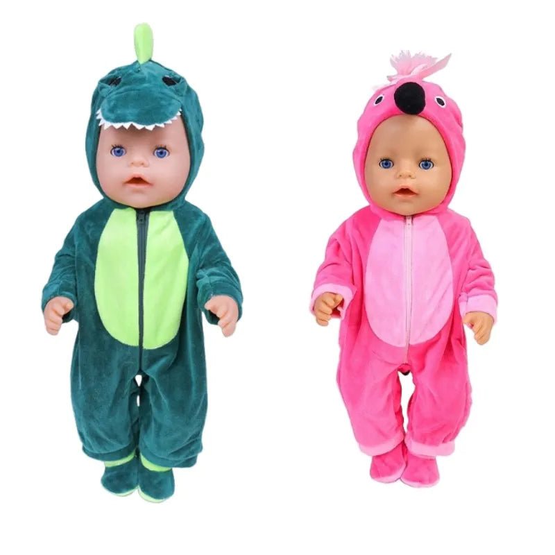 Warm Jumper Jumpsuit & Shoes Set for 17 - 18 Inch Baby Dolls - Homebound Essentials