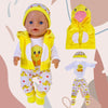 Warm Jumper Jumpsuit & Shoes Set for 17 - 18 Inch Baby Dolls - Homebound Essentials