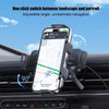 Wireless Fast Car Charger Mount | Gravity Phone Holder for Samsung | Automatic Rotating Charging Stand - Homebound Essentials